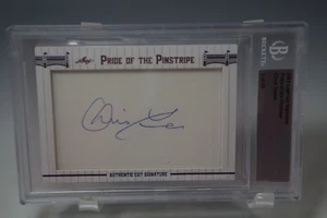 CHRIS TURNER 2013 LEAF PRIDE OF THE PINSTRIPE 2000 YANKEES BECKETT AUTO GRADED - Bild 1 von 3