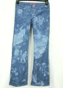 Thalia Sodi Women's Jeans Tie Dye Stretch Bootcut Size 1/2 - Picture 1 of 6