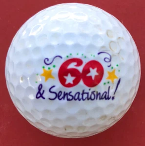 60 & Sensational ! ~ Balle de golf Spalding over the hill WOW ! - Photo 1/4