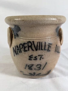 Vintage Rockdale Union Stoneware Pot 1985 Naperville IL ~ EUC - Picture 1 of 8