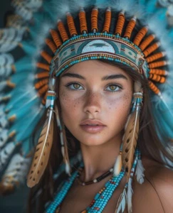 Professionelle 8x10 Fotos: Schöne Indianerin Kunstqualität 99068201 - Bild 1 von 1