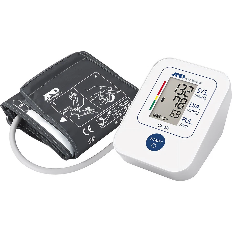 A and D Medical UA-611 Blood Pressure Monitor Free Standing White - Image 1 of 1