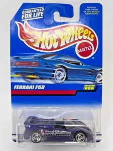 Hot Wheels Ferrari F50 Purple Open Speed Machines #855 Blue Card (e39) - Picture 1 of 3