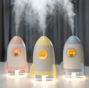 Kakao Friends Rocket Mood Light Humidifier 400 ml (Choonsik, Ryan, Apeach) - Picture 1 of 11