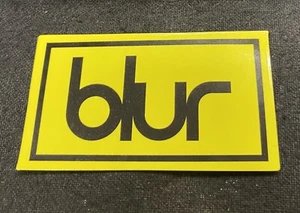 blur sticker Guitar/case/laptop Vinyl Cut - Picture 1 of 2