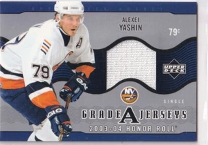 03/04 UD HONOR ROLL ALEXEI YASHIN GRADE A GAME JERSEY - Bild 1 von 1