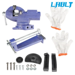 LABLT Multi-functional Portable 360° Swivel Base 2-In-1 3.3Inch Bench Vise - Picture 1 of 12