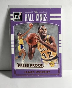 2016-17 Donruss Hall Kings #23 James Worthy Press Proof /125 LA Lakers - Picture 1 of 2