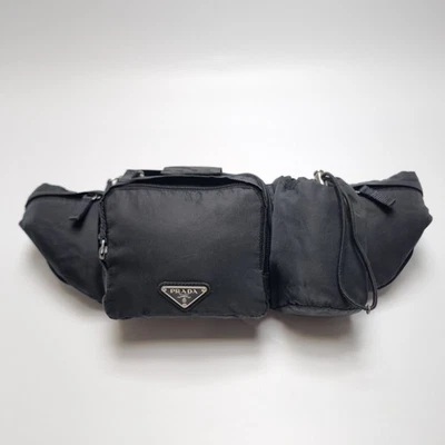 Prada Nylon Belt Bag Unisex Hip Pack (Rare Item, Biker Bag) 511-26 149347029 - Image 1 of 4
