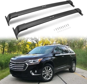 Roof Rack Cross Bars for Chevy Traverse 2018-21 220lbs Aluminum Cargo Carrierđźš™ - Picture 1 of 7