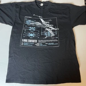 JT’s Vintage 1996 Star Wars X-Wing Strarfighter T Shirt Size XL - Picture 1 of 7