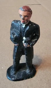 Figurina giocattolo piombo vintage Barclay "Ministro / Sacerdote" #620 made USA GB 1 - Foto 1 di 4