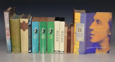 Collection 13 Books Oscar Wilde Works De Profundis Fairy Tales Aubrey Beardsley - Image 1 of 4