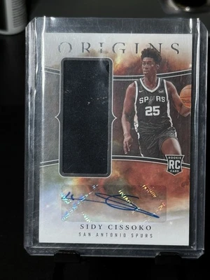 2023-24 Panini Origins - Rookie Jersey Autographs Sidy Cissoko Rookie Patch Auto - Image 1 of 2