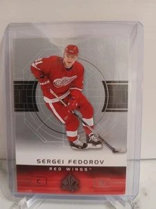 Sergei Fedorov Detroit Red Wings 2002-03 SP Authentic NHL Hockey Card #35 - Picture 1 of 3
