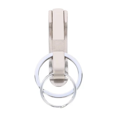  Titanium Keychain Carabiner Clip Man Detachable Keyring Quick Release - Image 1 of 4