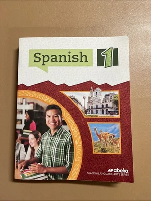 ABeka Spanish 1 Textbook Student Book & Teacher Quiz/test Key High School Spanis - Image 1 of 4