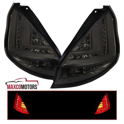 Smoke Tail Lights Fits 2014-2019 Ford Fiesta Hatchback LED Tube Lamps Left+Right Foto 1 de 4
