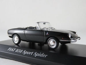 Fiat 850 Sport Spider 1968 Black Maxichamps 940121231 1:43 Minichamps - Picture 1 of 5