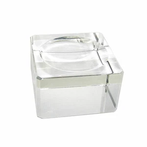 Espositore in vetro con sfere di cristallo base a sfera supporto trasparente ... - Foto 1 di 16