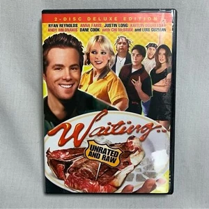 Waiting... DVD Comedy Ryan Reynolds Anna Faris Unrated Raw Deluxe Edition 2 Disc - Picture 1 of 5