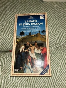 J.S. BACH - ST. JOHN PASSION - 2 MUSICASSETTES CHROMIUM DIOXIDE. - Picture 1 of 5
