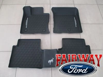 21 thru 25 Bronco Sport OEM Ford Tray Style Molded Floor Mats with VINYL FLOOR - Image 1 of 4
