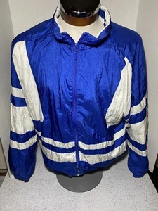 VINTAGE MACGREGOR NYLON WINDBREAKER JACKET RETRO COLORBLOCK Large MENS LARGE - Picture 1 of 3