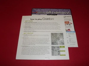 2008 Cranium Brettspiel Ersatz Spielanleitung - Bild 1 von 1