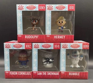 Funko Pop Minis Rudolph la renna dal naso rosso set di 5 con calabrone diamante! - Foto 1 di 11