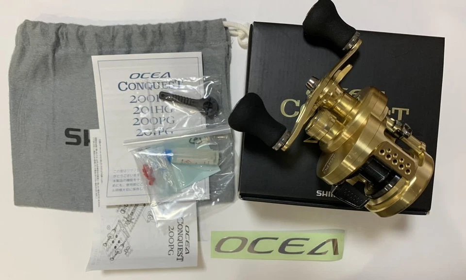 Shimano 15 OCEA CONQUEST 201-PG Baitcasting Reel for Jigging - Image 1 of 1