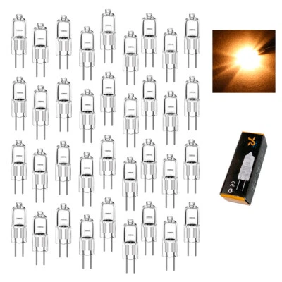 10x 50x 100x Mini G4 Halogen Light Bulbs 20W DC 12V For Crystal Chandelier Lamps - Image 1 of 4