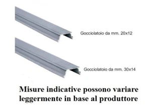 Profilato PVC Gocciolatoio per cemento armato misure varie - Imagen 1 de 1