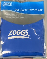 Zoggs Deluxe Swim Cap Fabric One Size Fits All Quick Drying Material
