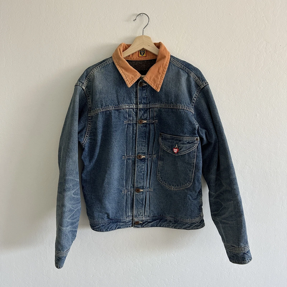 25SS HUMAN MADE 1st Denim Jacket L Classic Work Human Made Denim