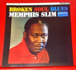 Memphis Slim Broken Soul Blues Album Cover Art PICTURE / PRINT 12" x 11.5" - Picture 1 of 3