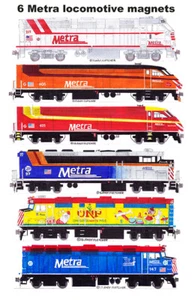 Juego de 6 locomotoras Metra Andy Fletcher - Imagen 1 de 1
