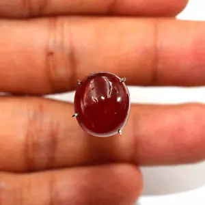 Certified 8.8 Cts Natural Spessartine Untreated Oval Cabochon Top Grade Gemstone - Picture 1 of 12