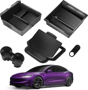 2025 Upgrade Center Console Organizer Tray, Tesla Model 3 Highland Accessories - Picture 1 of 12