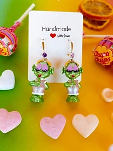 Orecchini alieni donna argento 925 hand made scatola regalo inclusa:) - Imagen 1 de 2