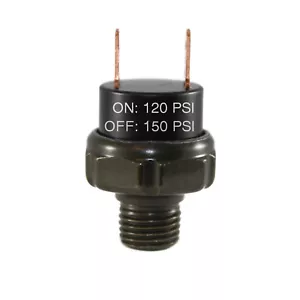 Hilo de montaje del tanque de interruptor de presión de aire 120-150PSI 1/4" NPT 12V/24V para bocina de tren - Imagen 1 de 4