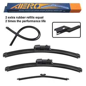 Limpiaparabrisas Aero BMW X3 2024-2018 26"+20" delantero 13" trasero calidad OEM - Imagen 1 de 6