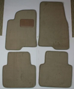 Beige Avery's Carpet 4pc Floor Mats for 2002-2007 Maserati Coupe with Heel Pad - Picture 1 of 1