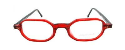 Nuevo marco de gafas rojo vintage Francois Pinton REPORTER V H453 BN AÑOS 80 Francia Foto 1 de 4