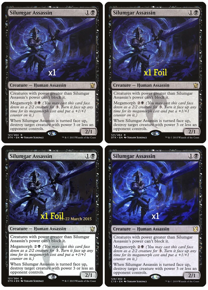 MTG DTK C19 Silumgar Assassin MINT (SELECT) - Image 1 of 1