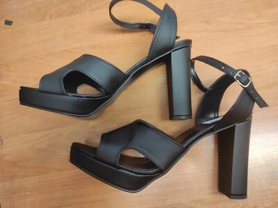 BOLINGIER FASHION STYLE HANDMADE leder sandalen VIELE FARBEN heels 12cm block Bolingier POLAND 41-47