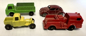 Vintage Lot of 4 Tootsie Toy DIECAST VEHICLES 1/64 - Picture 1 of 7