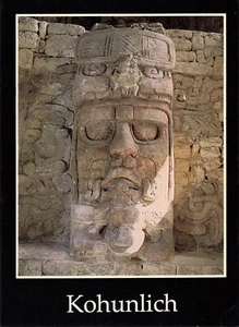 Kohunlich Stucco Mask Mexico Vintage Postcard - Picture 1 of 2