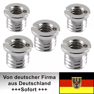 5 ud. Adaptador de rosca de trípode 1/4" - 3/8"" rosca interior / exterior cámara - Imagen 1 de 1