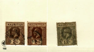 Mauritius #180 (2 copies), 188 used CV$23.50 - Picture 1 of 1